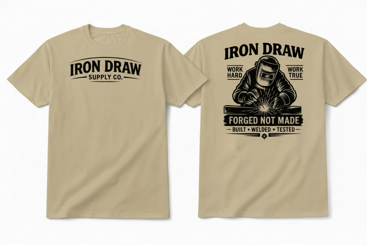 Iron Draw Forged Not Made - Light Sand