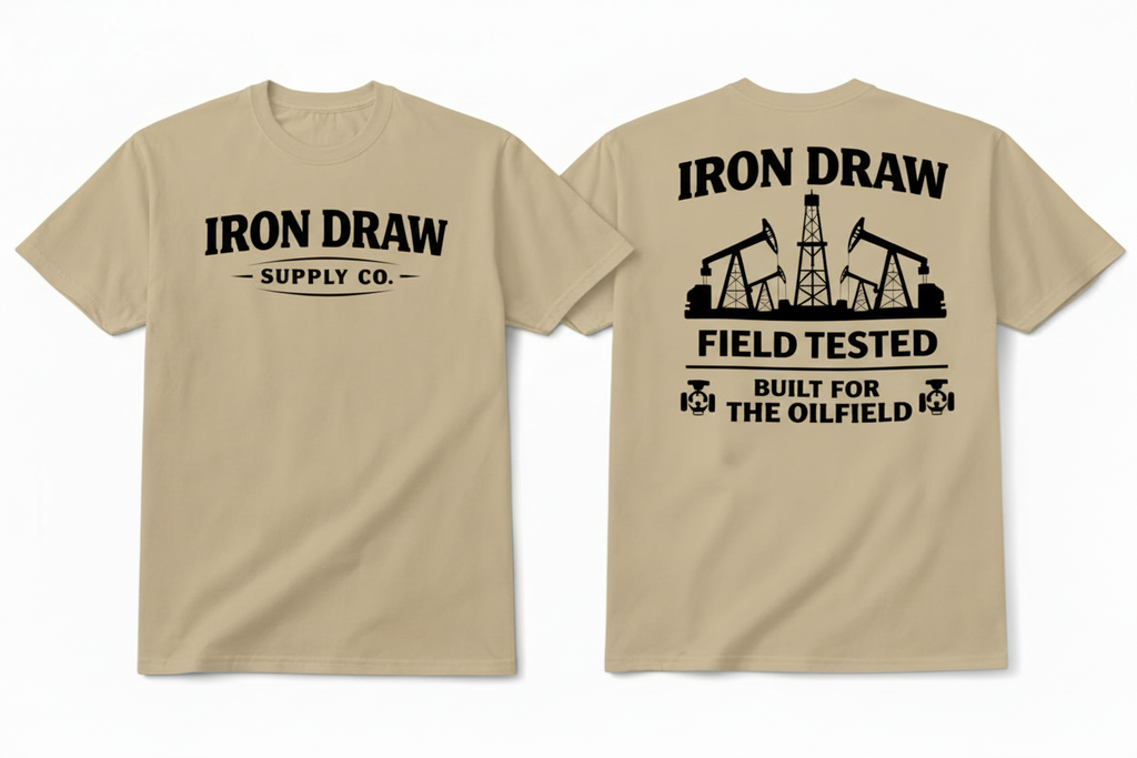 Iron Draw Supply Co. Light Sand - Black Graphics